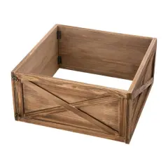 Glitzhome&reg; 22" Natural Wooden Tree Collar