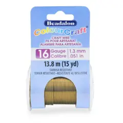 Beadalon&reg; ColourCraft&reg; 1.3mm Craft Wire Rose Gold