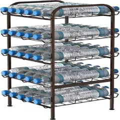 NEX&trade; 31" Bronze Freestanding 5-Tier Water Bottle Organizer