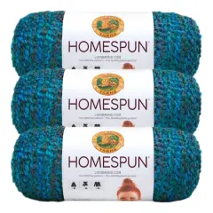 3 Pack Lion Brand&reg; Homespun&reg; Yarn Lagoon