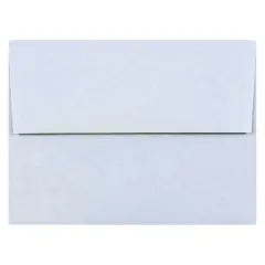 JAM Paper 4.375" x 5.75" Recycled Parchment Invitation Envelopes, 50ct. Blue