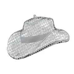 SuperShape&reg; 33" Disco Western Hat Foil Balloon