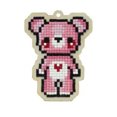 Wizardi Diamond Painting Kit Bear Mary