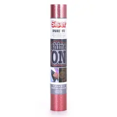 Siser&reg; Sparkle&trade; Heat Transfer Vinyl Tomato Red