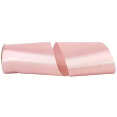 JAM Paper 6" x 50yd. Single Face Satin Allure Ribbon Quartz