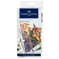 Faber-Castell Creative Studio 12 Color Oil Paint Set