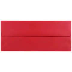 JAM Paper #10 Metallic Business Envelopes, 25ct. Jupiter Red Stardream
