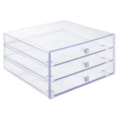 Clear 3-Drawer Organizer by Simply Tidy&trade;