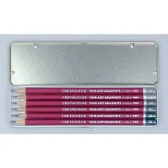 Cretacolor&reg; Fine Art Graphite Pencil Tin Set