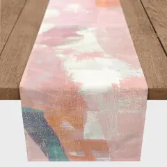 Funky Blush Misc. 16" x 72" Cotton Twill Runner