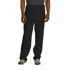 JERZEES&reg; NuBlend&reg; Open Bottom Pant with Pockets Black