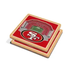 3D StadiumView Coasters San Francisco 49ers