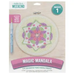 Leisure Arts&reg; Mandala Punch Needle Kit