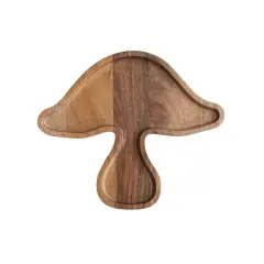 Hello Honey&reg; 13" Mushroom-Shaped Natural Mango Wood Serving Board