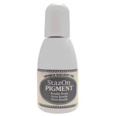 Tsukineko StazOn&reg; Pigment&trade; Opaque Solvent Ink Koala Gray