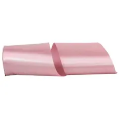JAM Paper 6" x 50yd. Single Face Satin Allure Ribbon Rose Water