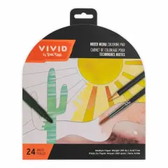 VIVID by Brea Reese&reg; Boho Mixed Media Coloring Pad