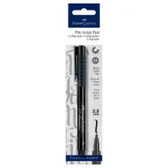 Faber-Castell&reg; PITT 2.5mm Black Calligraphy Pen