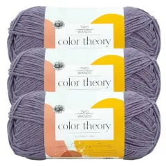 3 Pack: Lion Brand&reg; Two of Wands Color Theory Yarn Amethyst