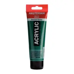 Amsterdam 120mL Standard Acrylic Paint 619 Permanent Green Deep