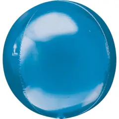 Orbz&reg; 16" Shiny Balloon Blue