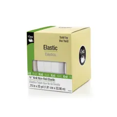 Dritz&reg; 3/4" White Knit Non-Roll Elastic