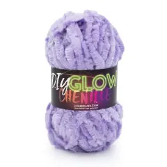 Lion Brand&reg; DIY Glow Chenille Yarn Purple