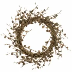 30" Pinecone Wreath
