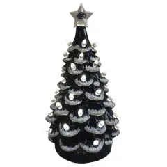 Santa's Workshop 14" NCAA College Team Ceramic LED Christmas Tree Pennsylvania State University