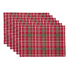 DII&reg; Tartan Plaid Placemat (Set Of 6)