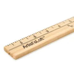 Wooden Yard Stick by Artist's Loft&reg;
