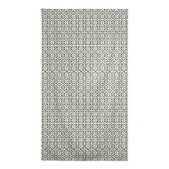 Gray Cream Tile Tablecloth