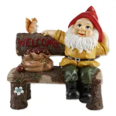 14" Garden Gnome Greeting Sign