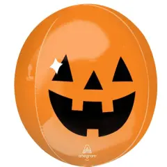 16" Orbz&reg; Haunted Pumpkin Foil Balloon