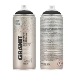 Montana&trade; Cans Granit Effect Spray Paint, 400mL Black