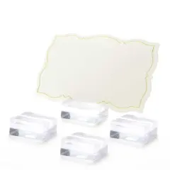 Clear Place Card Holders, 12ct. by Celebrate It&trade;
