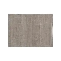 Hello Honey&reg; 19" Natural Woven Hemp Fiber & Cotton Rectangle Placemat
