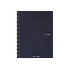 Fabriano&reg; Ecoqua Original Spiral-Bound A4 Lined Notebook Navy