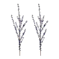 43.5" Ilex Berry Sprays, 2ct. Blue