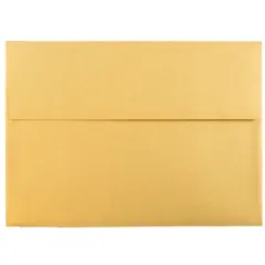 JAM Paper A7 Metallic Invitation Envelopes, 50ct. Gold Stardream