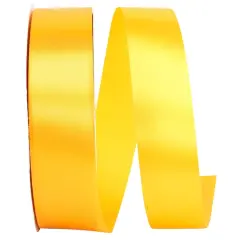 JAM Paper 3/8" x 100yd. Single Face Satin Allure Ribbon Gold