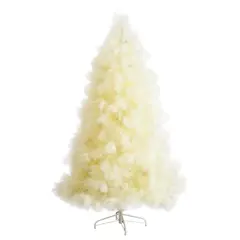 6ft. Unlit Off-White Pampas Grass Artificial Christmas Tree