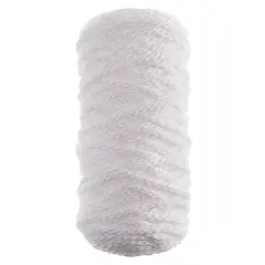 John Bead 4mm Braided Macram&eacute; Cord, 70yd. White