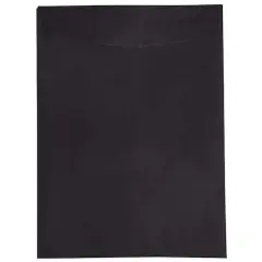 JAM Paper 9" x 12" Smooth Black Open End Catalog Envelopes, 100ct.