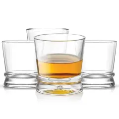 JoyJolt&reg; Afina Crystal Whiskey Glasses, 4ct.