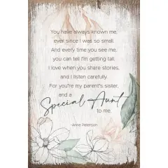 You Have Always-Aunt Inspirational Wood Plaque