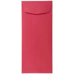 JAM Paper #11 Brite Hue Christmas Red Policy Colored Envelopes, 25ct.