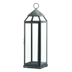 25'' Brushed Silver Lantern