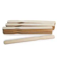S&S&reg; Worldwide Laser Cut Wood Paint Sticks, 50ct.