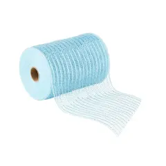 5.5" x 45ft. Mesh Wide Ribbon by Celebrate It&reg; Baby Blue
